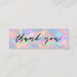 パステルオパール背景ミニ名刺 スキニー名刺