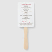 パステルオレンジイエロー春ダリアフラワーズ結婚ーズ ハンドファン (裏面)