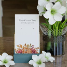 パステルオレンジオータムフラワージュエリーリング