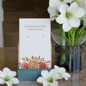 パステルオレンジオータムフラワージュエリーリング 名刺