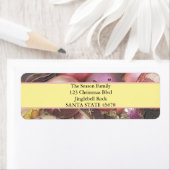 パステルオーナメントクリスマス ラベル (インサイチュ)