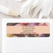 パステルオーナメントクリスマス ラベル (インサイチュ)