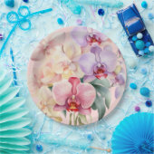 パステルオーランズエレガントな結婚式 ペーパープレート (パーティー)