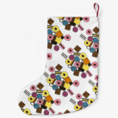 パステルオールソートリコリスアッソードキャンディグルメ スモールクリスマスストッキング (裏面)