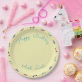 パステルカスタマイズダッシュント紙プレート ペーパープレート (パーティー)