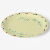 パステルカスタマイズダッシュント紙プレート ペーパープレート (アングル)