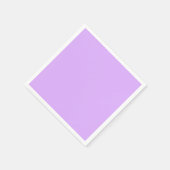 パステルカスタマイズマウヴェカラーミニマ無地のリスト スタンダードカクテルナプキン (角)