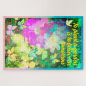 パステルカスタマイズ抽象芸術バラガーデン ジグソーパズル (横)