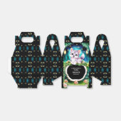 パステルカスタムウルフベビーシャワー フェイバーボックス (折り畳みなし)