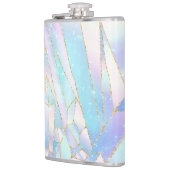 パステルカスタムクリスタルホワイト金ゴールド フラスク (左)