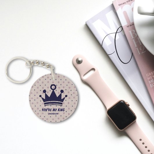 パステルカスタムドットキーチェーン キーホルダー