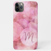 パステルカスタムバラ赤面ピンクバブルパターン Case-Mate iPhoneケース (裏面)