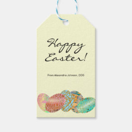 パステルカスタムビジネススポンサーイースターエッグハント ギフトタグ