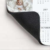 パステルカスタムピンク2025カレンダー家族の写真 マウスパッド (コーナー)