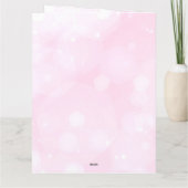 パステルカスタムピンク《写真》ぼけ味の作成 カード (裏面)