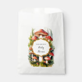 パステルカスタムマッシュルームベイビーシャワー フェイバーバッグ (正面)