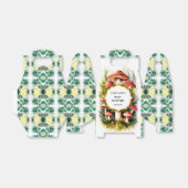 パステルカスタムマッシュルームベイビーシャワー フェイバーボックス (折り畳みなし)