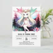 パステルカスタム誕生日 招待状 (スタンド正面)