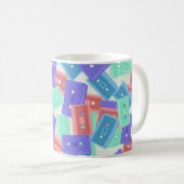 パステルカセットテープ – 90年代の美音楽 コーヒーマグカップ (正面右)
