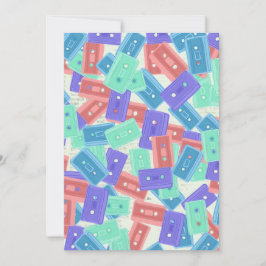 パステルカセットテープ – 90年代の美音楽 サンキューカード