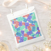 パステルカセットテープ – 90年代の美音楽 フェイバーバッグ (クリップ留めされた状態)