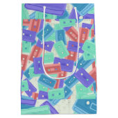 パステルカセットテープ – 90年代の美音楽 ミディアムペーパーバッグ (裏面)