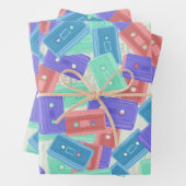 パステルカセットテープ – 90年代の美音楽 ラッピングペーパーシート (インサイチュ)