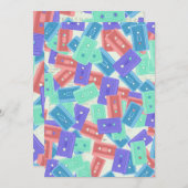 パステルカセットテープ – 90年代の美音楽 招待状 (正面/裏面)