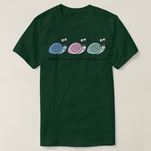 パステルカタツムリ Tシャツ (デザイン正面)