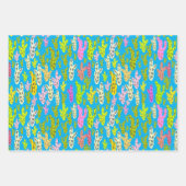 パステルカッティコラージュ ラッピングペーパーシート (正面2)