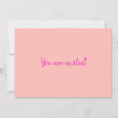 パステルカップケカラフルーキ30歳の誕生日の招待状 招待状 (裏面)