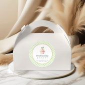 パステルカップケーキスイートトリートベーカリーウォーターカラー 名刺