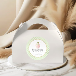 パステルカップケーキベーカリー菓子 ラウンドシール