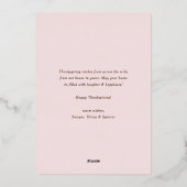 パステルカボチャとリンゴ感謝記念撮影 箔シーズンカード (裏面)