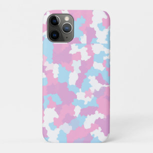 パステルカモフラージュ抽象芸術アートパターンフォンケース iPhone 11 PROケース
