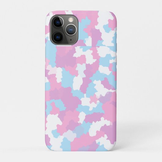 パステルカモフラージュ抽象芸術アートパターンフォンケース Case-Mate iPhoneケース (裏)
