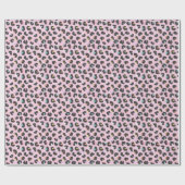 パステルカラヒョウ斑点 ラッピングペーパー (フラット)