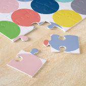 パステルカラフルの円… ジグソーパズル (側面)