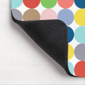 パステルカラフルの円… マウスパッド (コーナー)