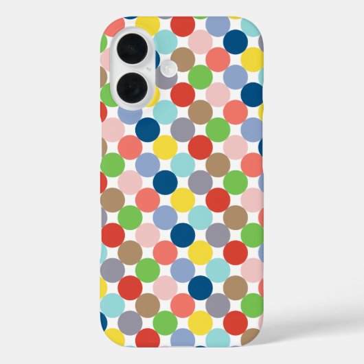 パステルカラフルの円… Case-Mate iPhoneケース (裏面)