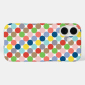 パステルカラフルの円… Case-Mate iPhoneケース (裏面 (横))