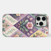 パステルカラフルアーガイルイースター/春 iPhoneケース (裏面横)