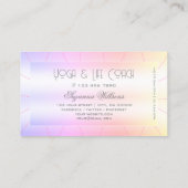 パステルカラフルウィズシメリーダイアモンズレインボー 名刺 (裏面)