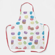 パステルカラフルウォーターカラーフランスのマカロン