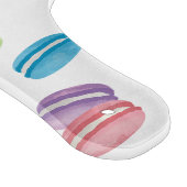 パステルカラフルウォーターカラーフランスのマカロン カッティングボード (角)