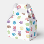 パステルカラフルウォーターカラーフランスのマカロン フェイバーボックス (裏面サイド)