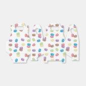 パステルカラフルウォーターカラーフランスのマカロン フェイバーボックス (折り畳みなし)