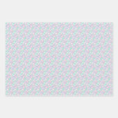 パステルカラフルオーナメントクリスマス ラッピングペーパーシート (正面3)