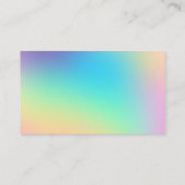 パステルカラフルグラデーション 名刺 (裏面)