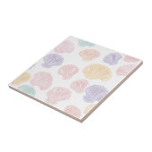 パステルカラフルシーシェルモダンコースタルパターン タイル (側面)